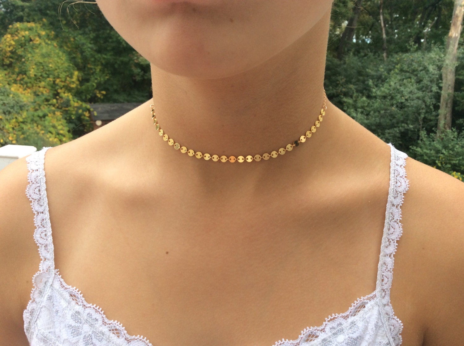 Dainty deals gold choker